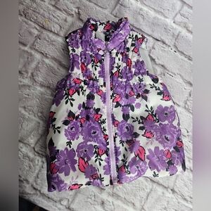 Xoxo Girls 6X Puffer Vest Floral